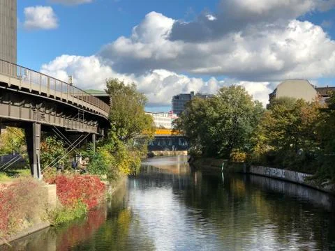 Berlin Germany in the Fall 库存照片