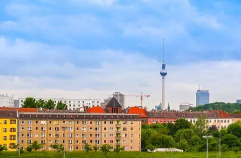 Berlin Germany HDR High dynamic range HDR View of the city of Berlin in Ge... Stock Photos