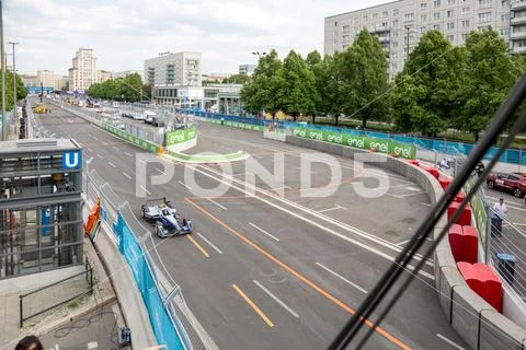 Berlin, Germany - May 20, 2016: Formula E Racing Car