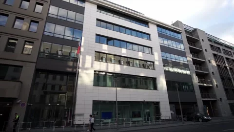Berlin, Germany - May 30, 2025: French Embassy building in central Berlin Stock Footage 310526477