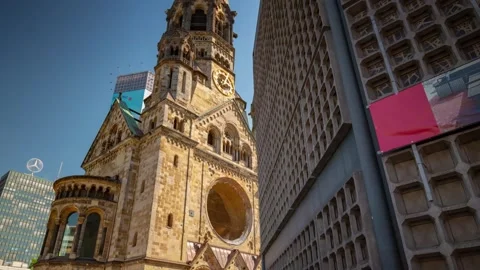 BERLIN, GERMANY - OCTOBER 28, 2024: Stunning views of the Kaiser Wilhelm Stock Footage 290513352
