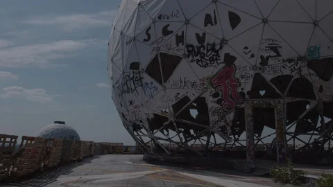 Berlin, Germany, Teufelsberg Tower Stock Footage 99361171