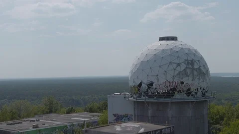 Berlin, Germany, Teufelsberg Tower Stock Footage 99361230