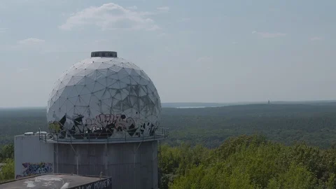 Berlin, Germany, Teufelsberg Tower Stock Footage 99361286