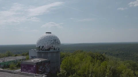 Berlin, Germany, Teufelsberg Tower Stock Footage 99361291