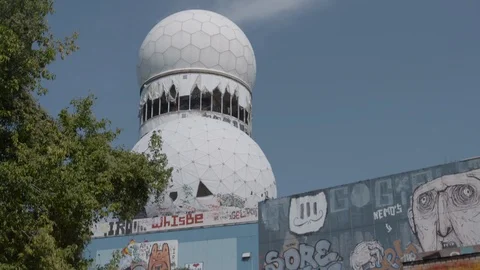 Berlin, Germany, Teufelsberg Tower Stock Footage 99361540