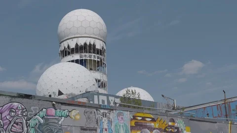 Berlin, Germany, Teufelsberg Tower Stock Footage 99361731