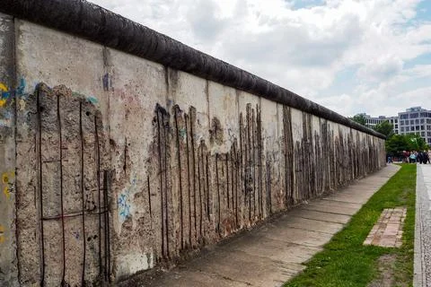 Berlin Germany Wall Trail Stock Photos
