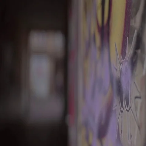 Berlin Graffiti Underpass 4K Stock Footage 69122578
