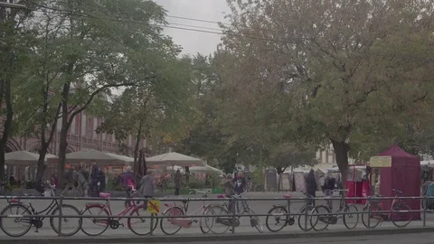 Berlin Hackescher Markt View 4K Stock Footage 69143196