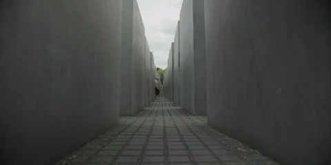 Berlin Holocaust Memorial 库存影片 63234596