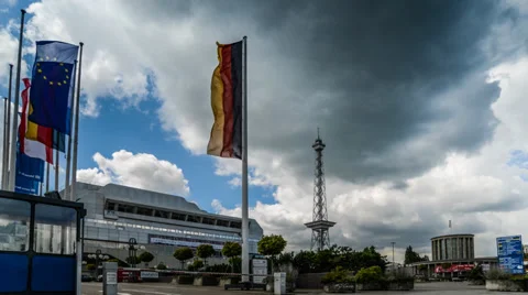 Berlin ICC Timelapse 4k #2 Stock Footage 27231487