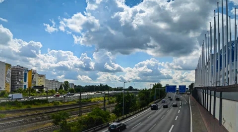 Berlin ICC Timelapse 4k Stock Footage 27231001