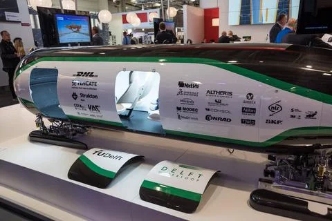 Berlin, Innotrans, Hyperloop (Modell) *** Berlin, Innotrans, Hyperloop Mod... 스톡 사진