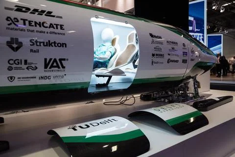 Berlin, Innotrans, Hyperloop (Modell) *** Berlin, Innotrans, Hyperloop Mod... Stock Photos