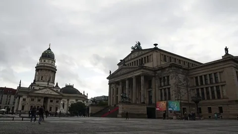 Berlin Konzerthaus Timelapse 4K Stock Footage 69096463