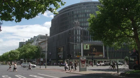 Berlin Kurfürstendamm Stock Footage 24658534