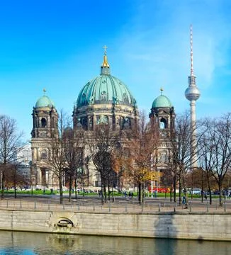 Berlin landmarks Stock Photos