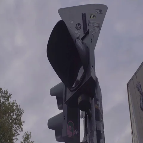 Berlin Lights to Graffiti 4K Stock Footage 69121673