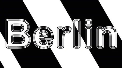Berlin. Looping footage has 4K resolution. Illustration. Stock Footage 105694319