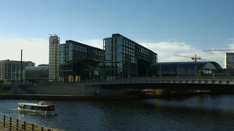 Berlin Main Station Vídeo Stock 91011337