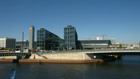 Berlin Main Station Stockbeeldmateriaal 91232732