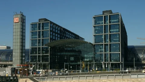 Berlin Main Station Vídeo Stock 91361813