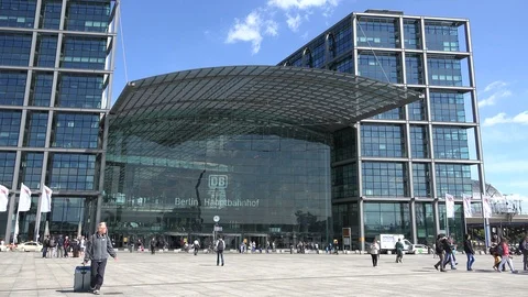 Berlin Main Station Vídeo Stock 106161603
