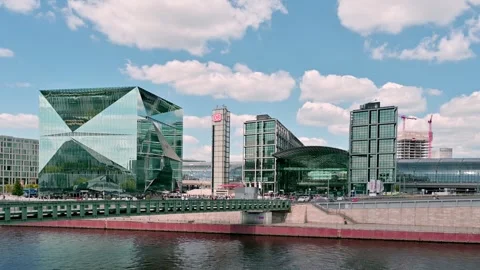 Berlin Main Train Station - Germany Stock Footage 319433443