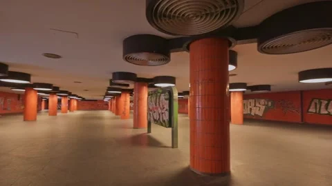 Berlin Messedamm Underpass, Germany Stock Footage 319475478