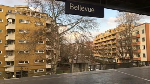 Berlin metro S Bahn from the window of the train Stock Footage 62627247