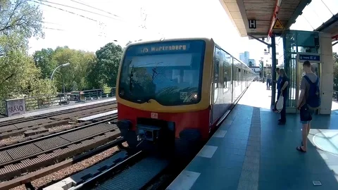 Berlin Metro Station Stock Footage 91183099