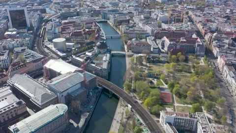 Berlin Mitte by Drone Stock Footage 162948018
