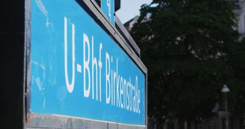 Berlin Moabit U-Bhf Birkenstraße 2015 4K Stock Footage 310396947