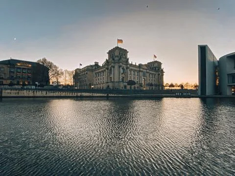 Berlin Monuments elements and buildings Stock Photos