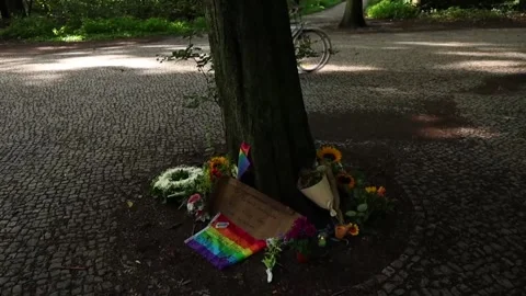 Berlin mourns victims of deadly Pride parade attack, Berlín, DE - 27 Jul 2026 Stock Footage 340552320