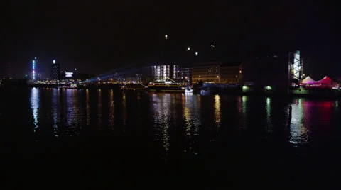 Berlin At Night Video stock 33060971