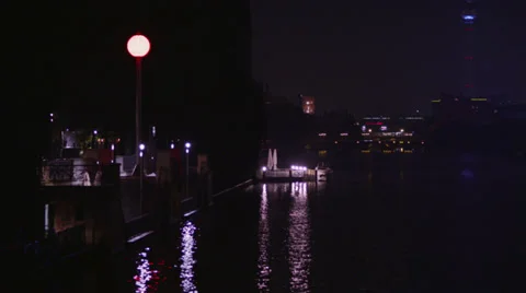 Berlin At Night Video stock 33061854