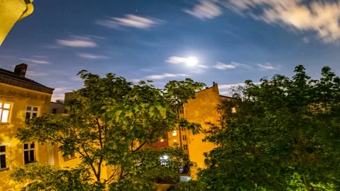 Berlin night lapse 1 Video stock 204756227