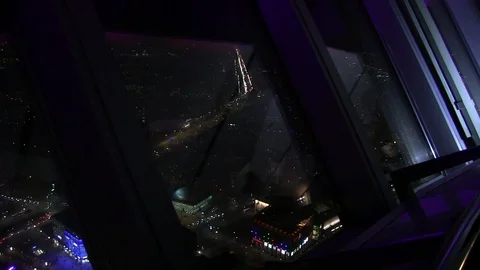 Berlin Night Top View Stock Footage 116409318