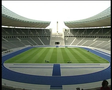 Berlin Olympic stadium Stock Footage 281974