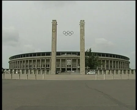 Berlin Olympic stadium Stock Footage 281977