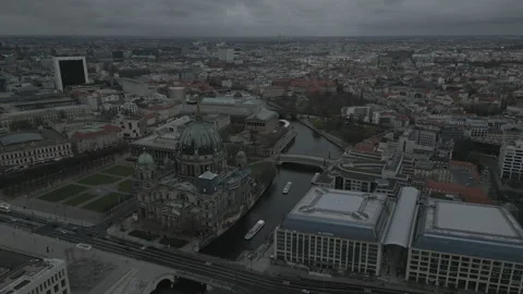Berlin overcast Video stock 237364439