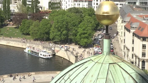 Berlin - Panorama from the Cathedral (2018) Video stock 89194789