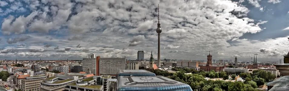 Berlin panorama Stock Photos