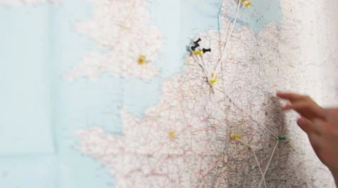 Berlin pinned Stock Footage 40622620