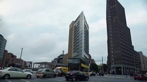 Berlin Potsdamer Platz Timelapse 4K Stock Footage 69096472