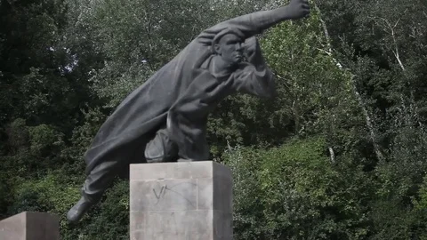 Berlin Public Art Stock Footage 81544997