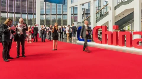 Berlin Radio Show in Messe, Germany Stock Footage