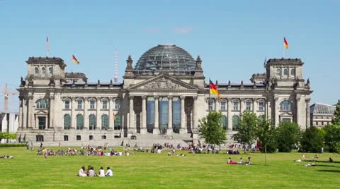 Berlin Reichstag Stock Footage 25794220